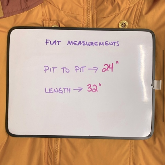 Vintage 90s Elements Mustard Yellow Coat With Removable Hood M - Picture 4 of 16